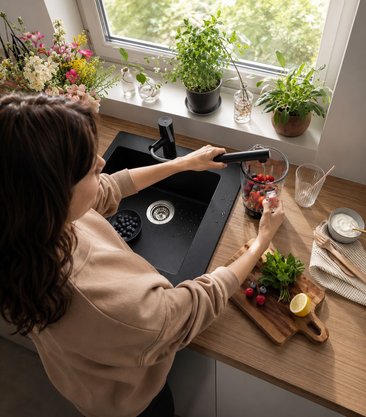 Pull-Out Kitchen Faucets