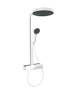 Hansgrohe Rainfinity Showerpipe 360 1jet with ShowerTablet 350, Matt White, 26853700
