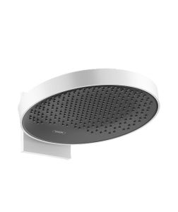 Hansgrohe Rainfinity Overhead shower 360 1jet with wall connector Matt White, 26230700