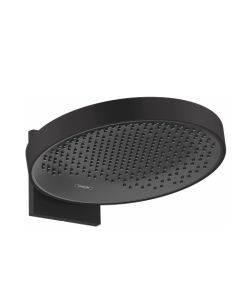 Hansgrohe Rainfinity Overhead shower 360 1jet with wall connector Matt Black, 26230670